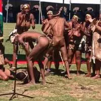 Internationaler Tag der indigenen Völker mit den San von Ombili