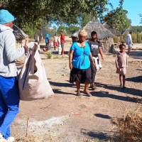 Ombili Dorfreinigungsaktion