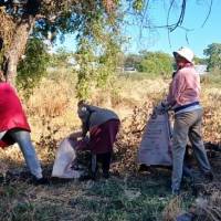 Ombili Dorfreinigungsaktion