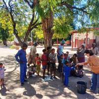 Ombili Dorfreinigungsaktion