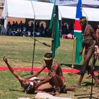 Internationaler Tag der indigenen Völker mit den San von Ombili